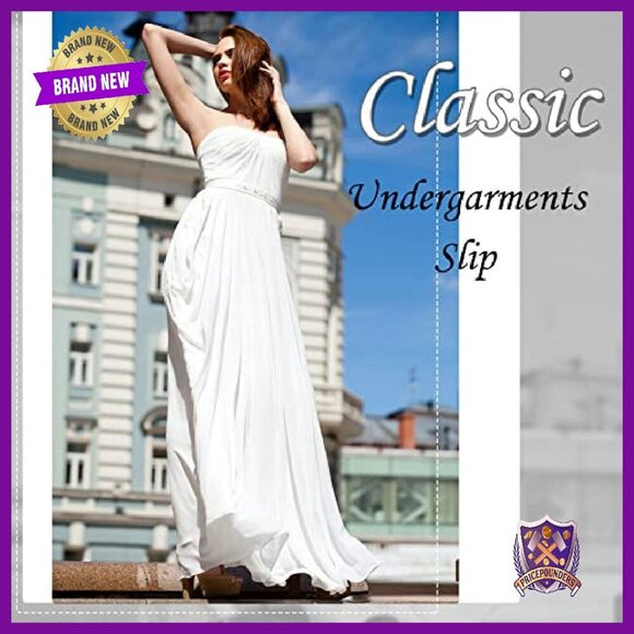 Satin Half Slip with Lace Trim for Under Dresses, Multiple Sizes Available - Picture 7 of 8